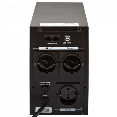 ДБЖ LogicPower LPM-U1250VA, Lin.int., AVR, 3 x євро, USB, метал ДБЖ LogicPower LPM-U1250VA, Lin.int., AVR, 3 x євро, USB, метал
