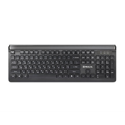 Клавіатура REAL-EL Comfort 7085 Black USB (EL123100032) Клавіатура REAL-EL Comfort 7085 Black USB (EL123100032)
