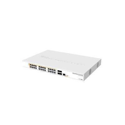 Комутатор MikroTik CRS328-24P-4S+RM (24x1G PoE+, 4xSFP+, 450W max, L3) Комутатор MikroTik CRS328-24P-4S+RM (24x1G PoE+, 4xSFP+, 450W max, L3)