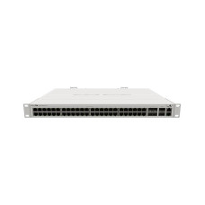 Коммутатор MikroTik CRS354-48P-4S+2Q+RM (48xGE PoE+, 4xSFP+, 2xQSFP+, 750W max, L3)