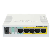 Коммутатор MikroTik CSS106-1G-4P-1S (RB260GSP) (5x1Gb, 1x SFP, Passive PoE out на 2-5 портах)