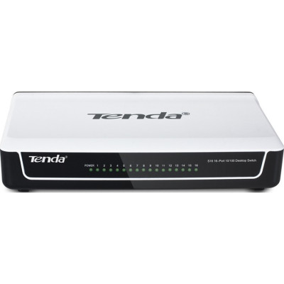Коммутатор TENDA S16 16-port 10/100 desktop case