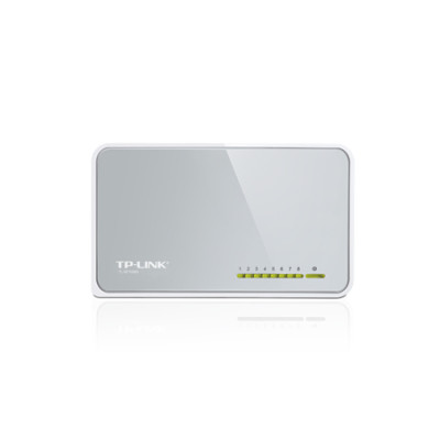 Комутатор TP-Link TL-SF1008D (8х10/100 Мбіт, настільний) Комутатор TP-Link TL-SF1008D (8х10/100 Мбіт, настільний)