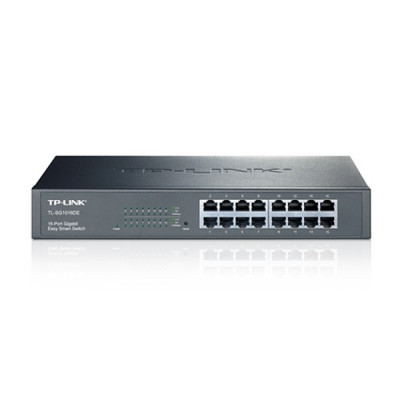 Коммутатор TP-LINK TL-SG1016DE (16хGE, металл, easysmart) Коммутатор TP-LINK TL-SG1016DE (16хGE, металл, easysmart)