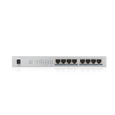 Комутатор ZYXEL GS1008HP (GS1008HP-EU0101F) (8xGE PoE+, PoE 60W)