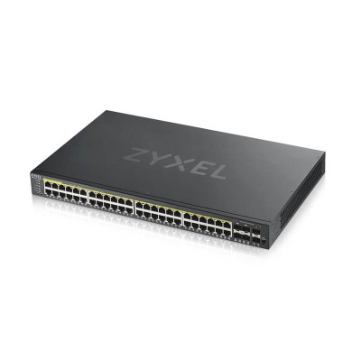 Коммутатор ZYXEL GS1920-48HPv2 (4xGE, 4xGE/SFP, 2хSFP, 48хGE PoE, Max PoE 375W, Smart, NebulaFlex) Коммутатор ZYXEL GS1920-48HPv2 (4xGE, 4xGE/SFP, 2хSFP, 48хGE PoE, Max PoE 375W, Smart, NebulaFlex)