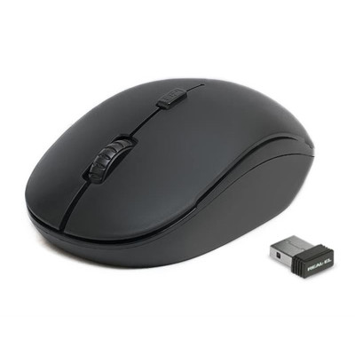 Миша бездротова REAL-EL RM-301 Black USB