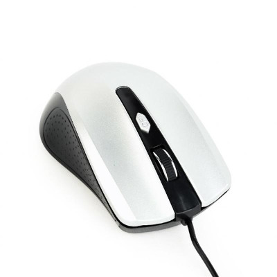 Мышь Gembird MUS-4B-01-BS Black/Silver USB Мышь Gembird MUS-4B-01-BS Black/Silver USB