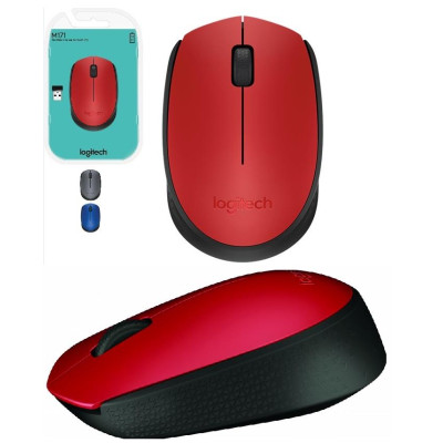 Миша бездротова Logitech M171 Red/Black USB (910-004641) Миша бездротова Logitech M171 Red/Black USB (910-004641)
