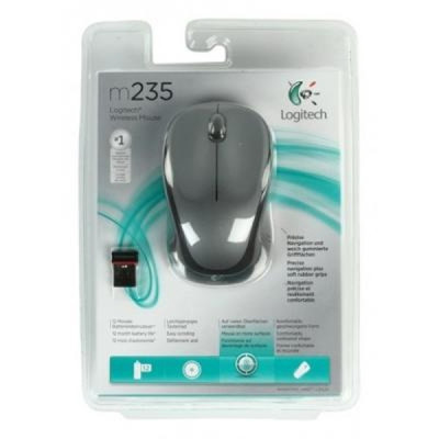 Миша бездротова Logitech M235 (910-002201) Grey USB Миша бездротова Logitech M235 (910-002201) Grey USB