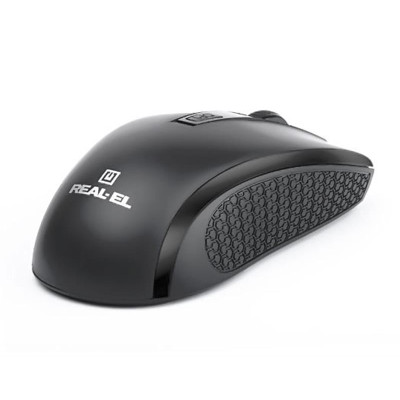 Миша бездротова REAL-EL RM-308 Black USB (EL123200033)