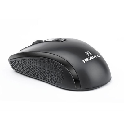 Миша бездротова REAL-EL RM-308 Black USB (EL123200033)