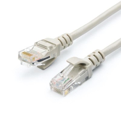 Патч-корд UTP Atcom Geplink Cat.5e 26AWG 3 м сірий GL8003