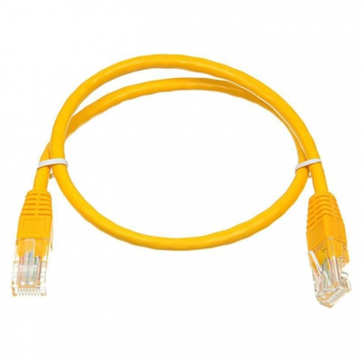 Патч-корд UTP Atcom RJ45 Cat.6 мідь 3 м жовтий Патч-корд UTP Atcom RJ45 Cat.6 мідь 3 м жовтий