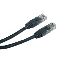 Патч-корд UTP Cablexpert PP12-0.5M/BK литий 50u