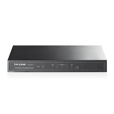 Маршрутизатор TP-Link TL-R470T+ з балансуванням навантаження (1x Lan, 1xWan, 3xLan/Wan)