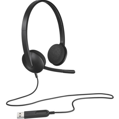 Гарнитура Logitech Stereo Headset H340 (5990386) Гарнитура Logitech Stereo Headset H340 (5990386)