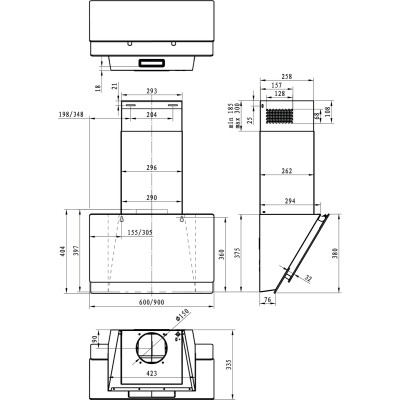 Вытяжка Gorenje WHI 649 EXBG (NB60E-L15B7) (6575401)