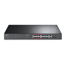 Коммутатор TP-Link TL-SL1218MP (16xFE PoE+, 2xGE/SFP Combo, max PoE 192W)