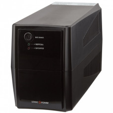 ДБЖ LogicPower LPM-525VA-P, Lin.int., AVR, 2 x євро, пластик