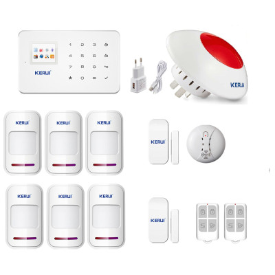 GSM сигнализация Kerui G18 для квартиры с беспроводной сиреной (JHSDFJ8DF)