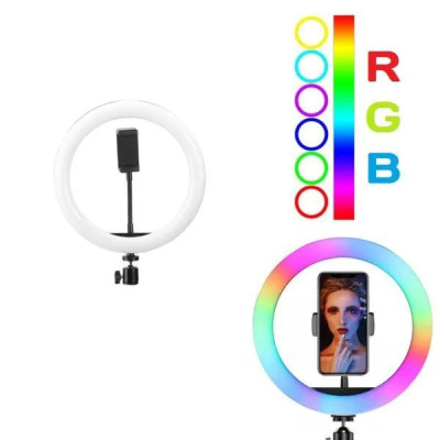 Селфі-лампа Led BSM MJ33 RGB 33 см + штатив-трипод 200 см (DL 815616552) Селфі-лампа Led BSM MJ33 RGB 33 см + штатив-трипод 200 см (DL 815616552)