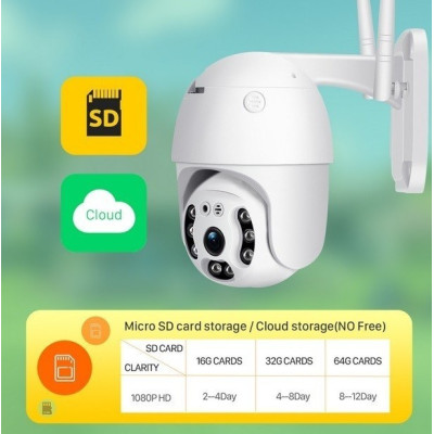 Уличная IP камера видеонаблюдения UKC CAMERA CAD N3 WIFI IP 360/90 2.0 Мп поворотная с удаленным доступом