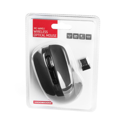 Миша бездротова Modecom MC-WM9.1 Black USB (M-MC-0WM9.1-100) Миша бездротова Modecom MC-WM9.1 Black USB (M-MC-0WM9.1-100)