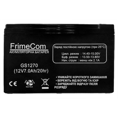 Аккумуляторная батарея FrimeCom 12V 7AH (GS1270)