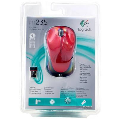 Миша бездротова Logitech M235 (910-002496) Red USB Миша бездротова Logitech M235 (910-002496) Red USB
