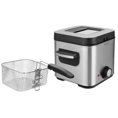 Фритюрница Sencor SFR 6200SS Хром/черный (6603538) Фритюрница Sencor SFR 6200SS Хром/черный (6603538)