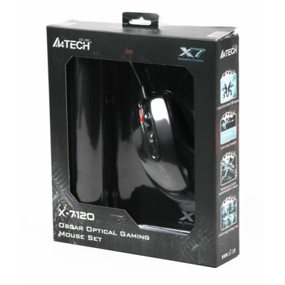 Мышь A4Tech X-710BK Black USB + коврик A4Tech X7-200MP Мышь A4Tech X-710BK Black USB + коврик A4Tech X7-200MP