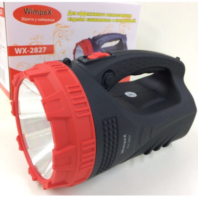 Фонарь-прожектор WimpeX WX2827 аккумуляторный 6000mAh 3W+9LED (301037) Фонарь-прожектор WimpeX WX2827 аккумуляторный 6000mAh 3W+9LED (301037)