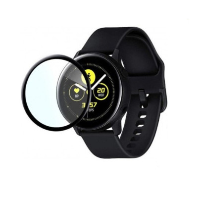 Защитная пленка BeWatch для Samsung Galaxy Watch Active полное 3D покрытие изогнутая (1027712)