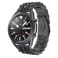 Браслет BeWatch для Samsung Galaxy Watch 3 45 mm classic Link Xtra стальной 22мм Black (1021401.11)