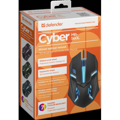 Мышь Defender Cyber MB-560L (52560) (6462791) Мышь Defender Cyber MB-560L (52560) (6462791)