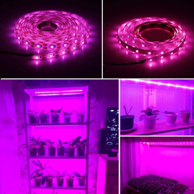 Светодиодная ФитоЛента GrowLight для комнатных растений 5V USB 2835 2 м (L364F)