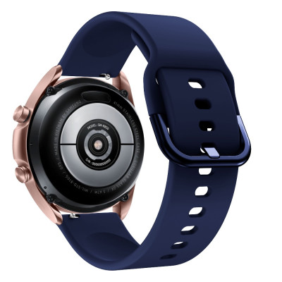 Ремешок для Samsung Galaxy Watch 3 41 мм силиконовый 20мм NewColor Темно-Синий (1012389) Ремешок для Samsung Galaxy Watch 3 41 мм силиконовый 20мм NewColor Темно-Синий (1012389)