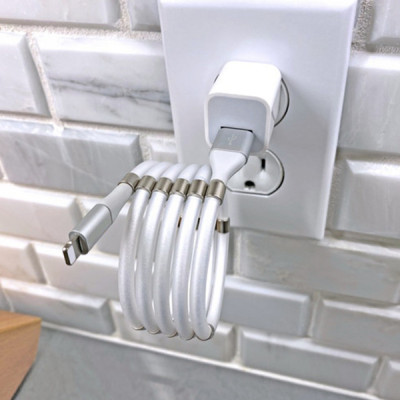 Кабель SuperCalla Lightning на магнітах White (vol-773) Кабель SuperCalla Lightning на магнітах White (vol-773)