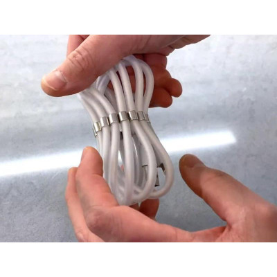 Кабель SuperCalla Lightning на магнітах White (vol-773) Кабель SuperCalla Lightning на магнітах White (vol-773)