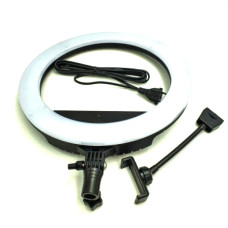 Кольцевая LED лампа светодиодная Ring Light ZB-R14 с держателем для телефона селфи кольцо блогера 35см 36Вт + штатив 2 м