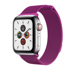 Браслет BeWatch для Apple Watch series 3 4 | 5 | 6 із шириною корпусу 38 | 40 мм Ремінець міланська петля Purple (1050211)