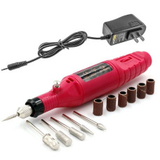 Портативный фрезер-ручка для маникюра ZS 100 20000 об/мин. pink мини фрезер Nail Dryer DM-100