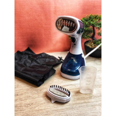 Отпариватель ручной для одежды Glamouric Steamer Df-019 пароочиститель для вещей и штор 1100 Вт Белый Отпариватель ручной для одежды Glamouric Steamer Df-019 пароочиститель для вещей и штор 1100 Вт Белый