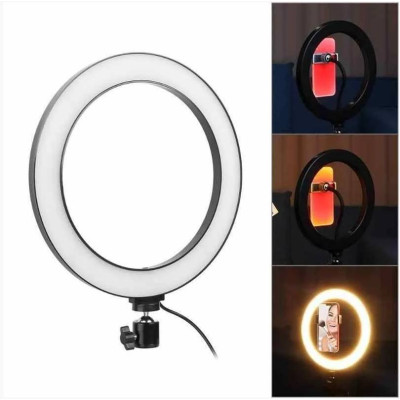 Кільцева світлодіодна лампа для блогера / селфі / фотографа / візажиста LED RING D 26 см (Ring26В) Кільцева світлодіодна лампа для блогера / селфі / фотографа / візажиста LED RING D 26 см (Ring26В)