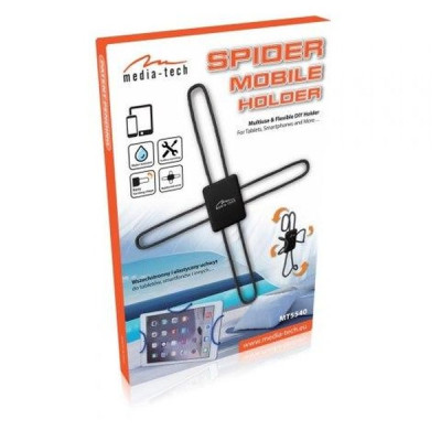 Держатель для телефона в авто Media-Tech Spider Mobile Holder 31x24x0,8 см Держатель для телефона в авто Media-Tech Spider Mobile Holder 31x24x0,8 см