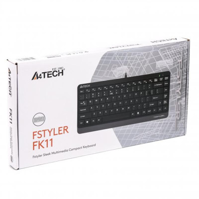 Клавиатура A4Tech FK11 Ukr USB Grey Клавиатура A4Tech FK11 Ukr USB Grey