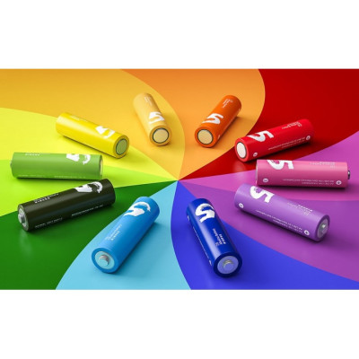Батарейки Xiaomi ZMi AA batteries 10 шт ZI5 Rainbow Батарейки Xiaomi ZMi AA batteries 10 шт ZI5 Rainbow