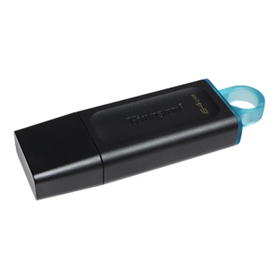 Флеш-накопичувач USB3.2 64GB Kingston DataTraveler Exodia Black/Teal (DTX/64GB) Флеш-накопичувач USB3.2 64GB Kingston DataTraveler Exodia Black/Teal (DTX/64GB)