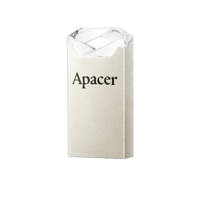 Флеш-накопитель USB 32GB Apacer AH111 Silver/Crystal (AP32GAH111CR-1)